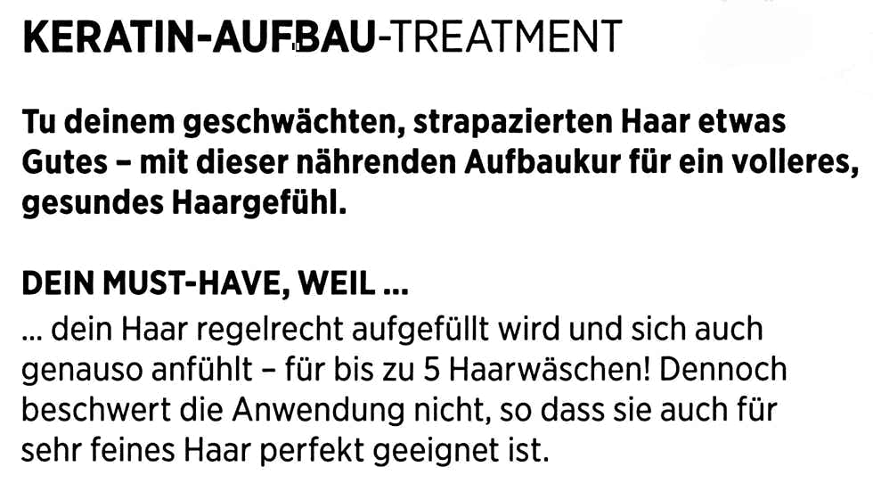 Keratin-Aufbau